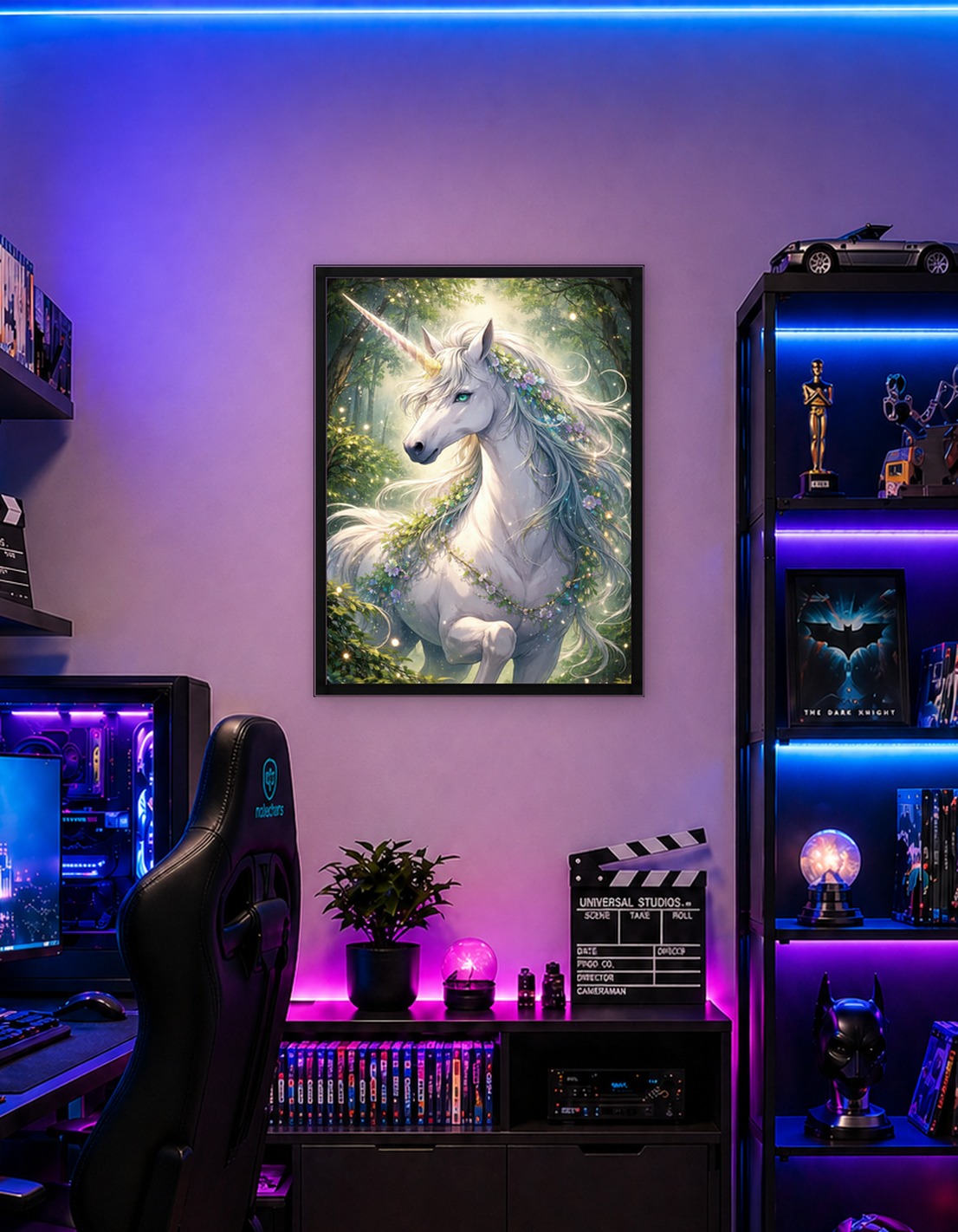 Enchanting Unicorn in a Magical Forest
