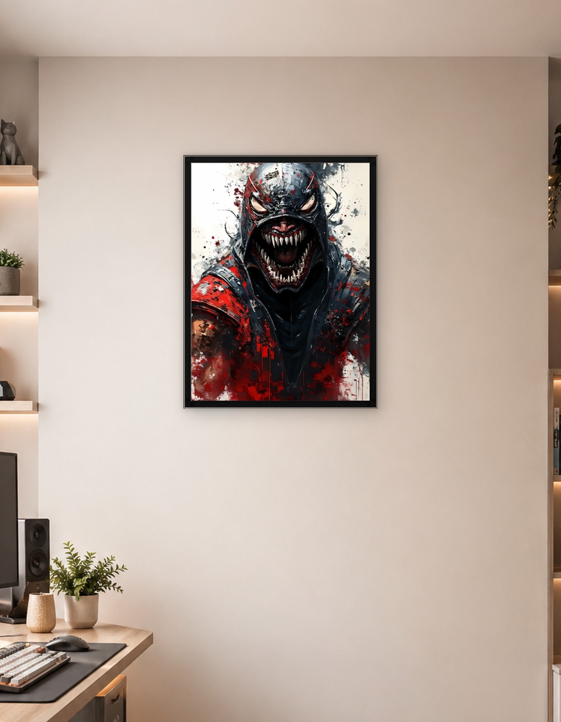Horror Character with Fangs