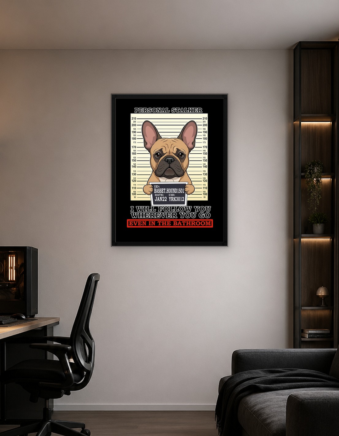 Personal Stalker Basset Hound Mugshot