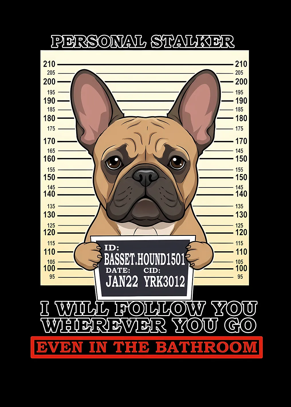 Personal Stalker Basset Hound Mugshot