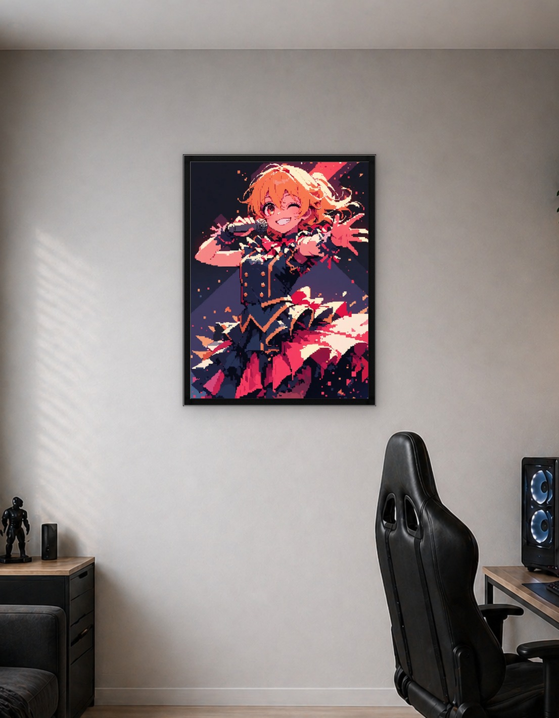 Pixel Art Anime Girl