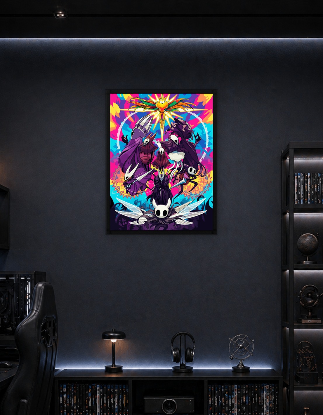 Hollow Knight Characters Psychedelic Art