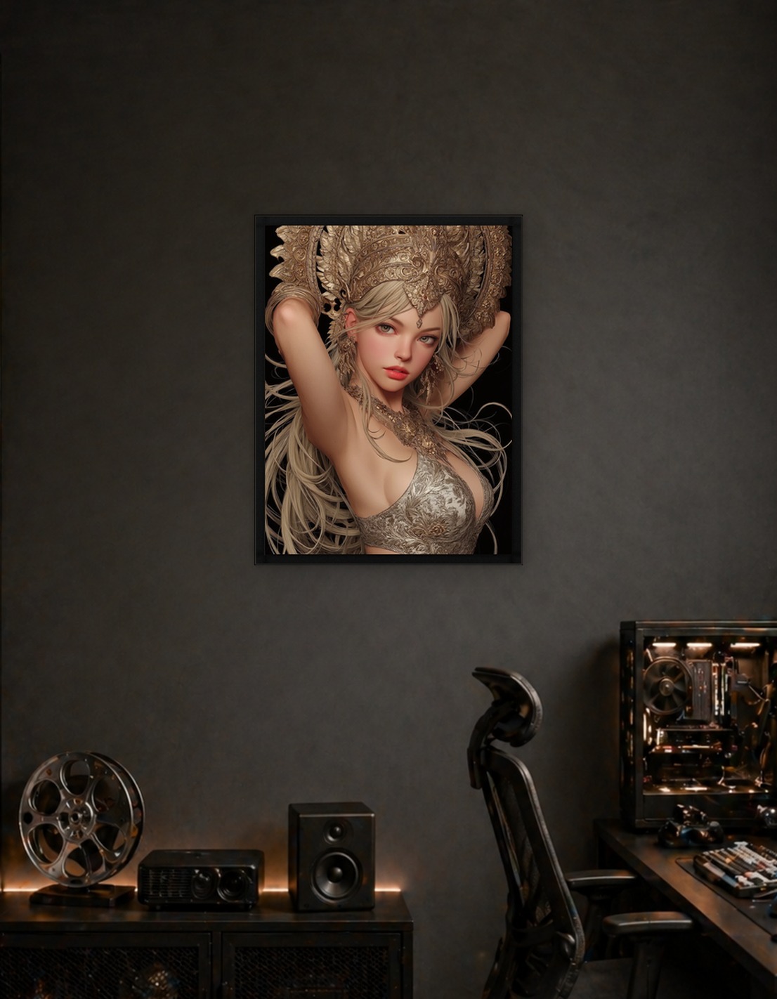 Golden Goddess Portrait