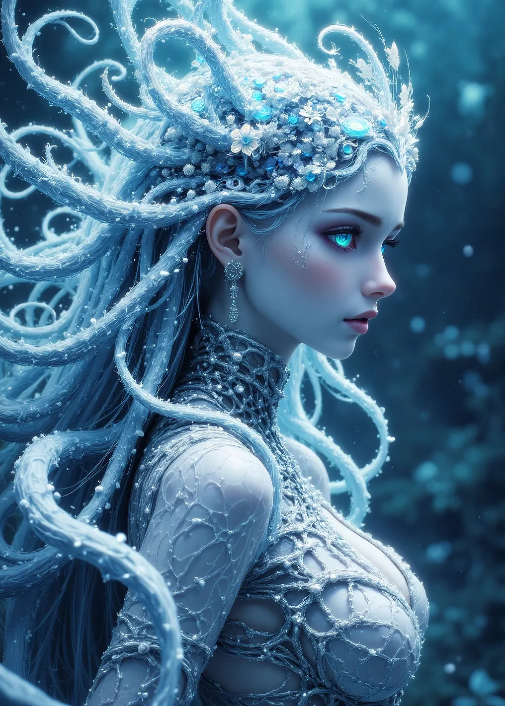 Ice Queen Portrait - 8883430
