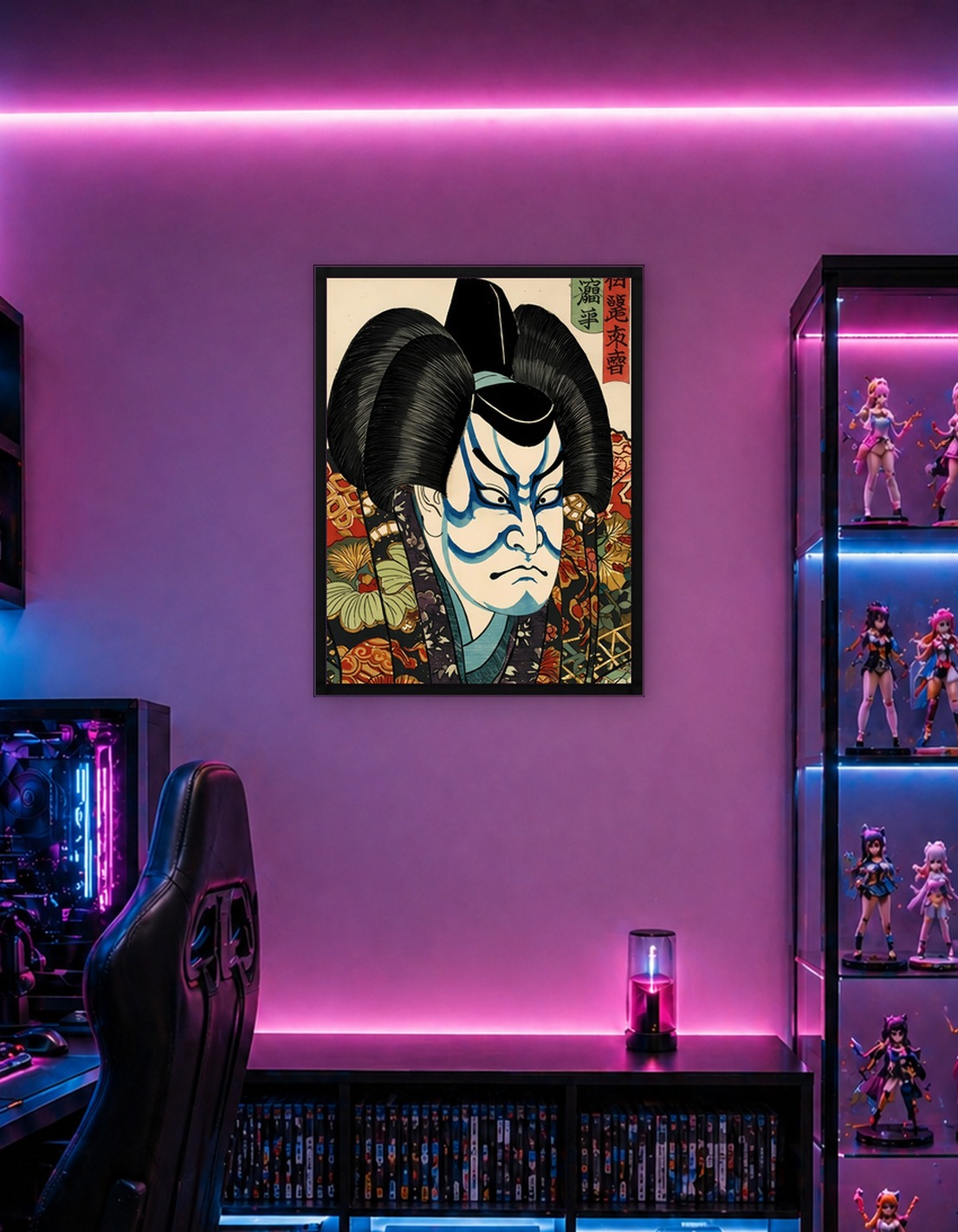 Kabuki Actor Portrait Ukiyo-e Style