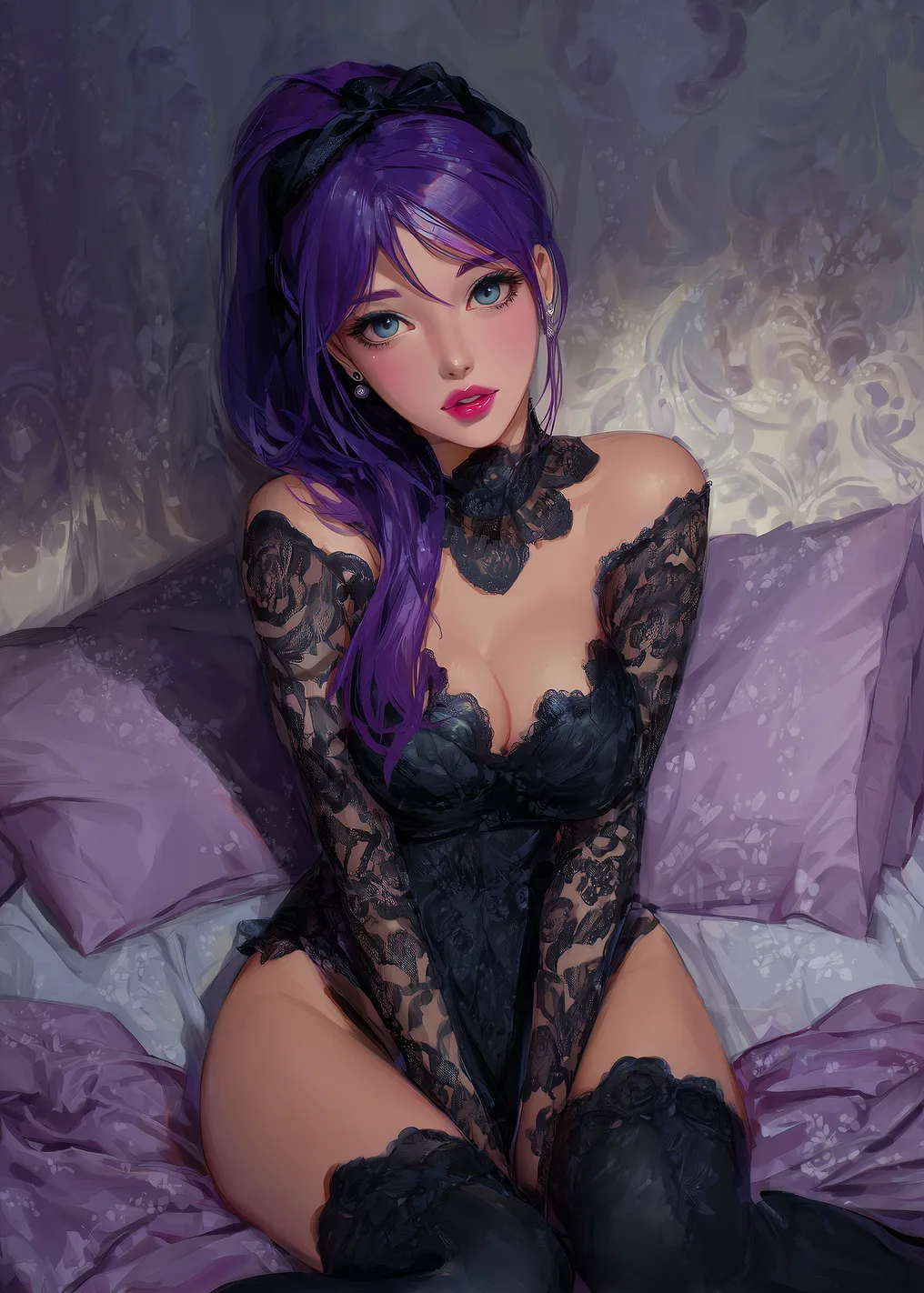 Lace Lingerie Portrait