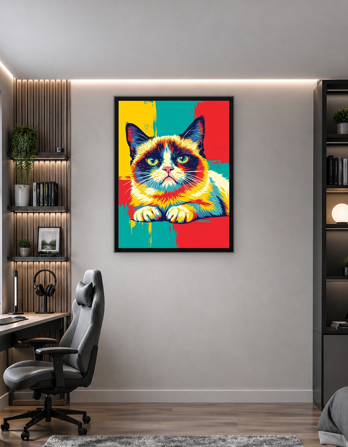 Grumpy Cat Pop Art Portrait