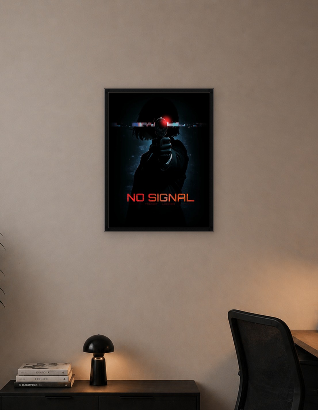 No Signal Target Locked Poster