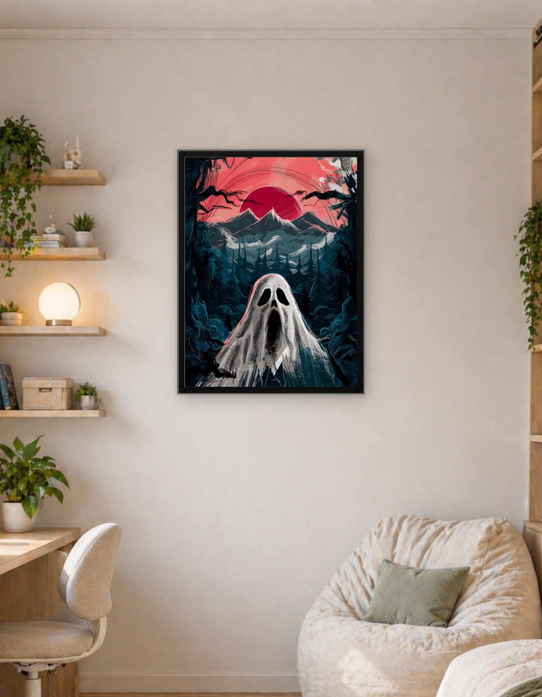 Ghost in the Forest Illustration