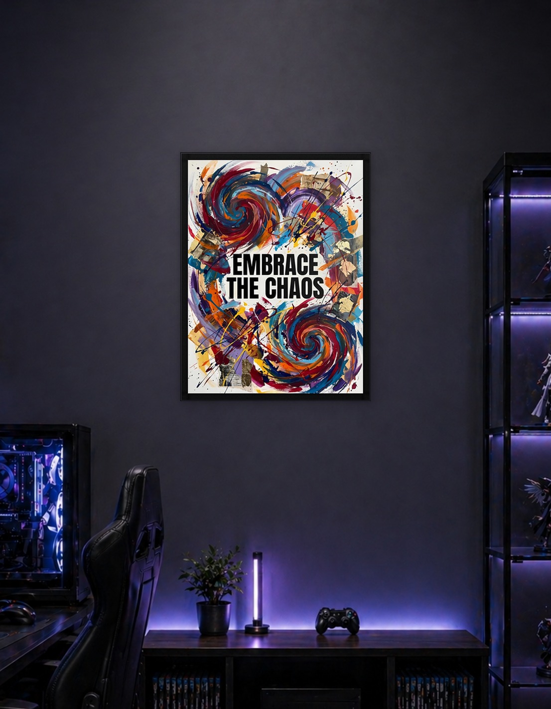 Embrace the Chaos Abstract Painting