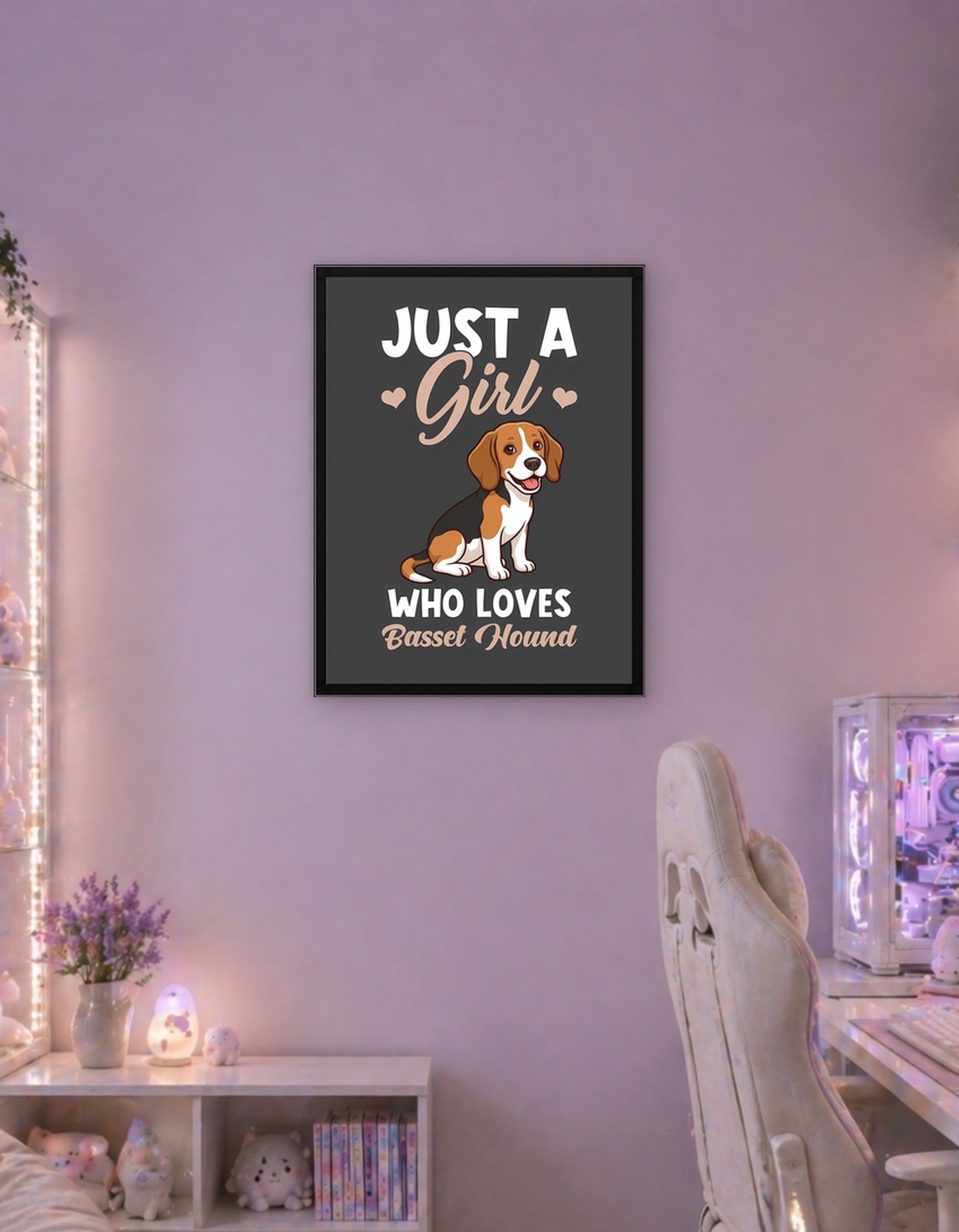 Just a Girl Who Loves Basset Hound
