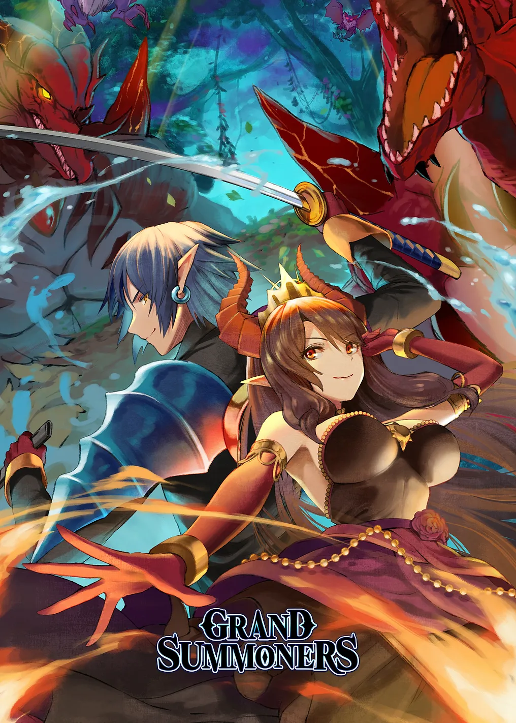 Knights of Blood: Juno & Vox Title Illustration