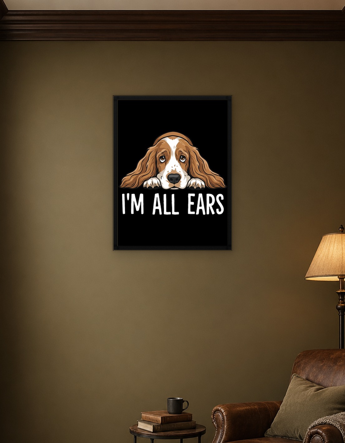 I'm All Ears Dog Cartoon