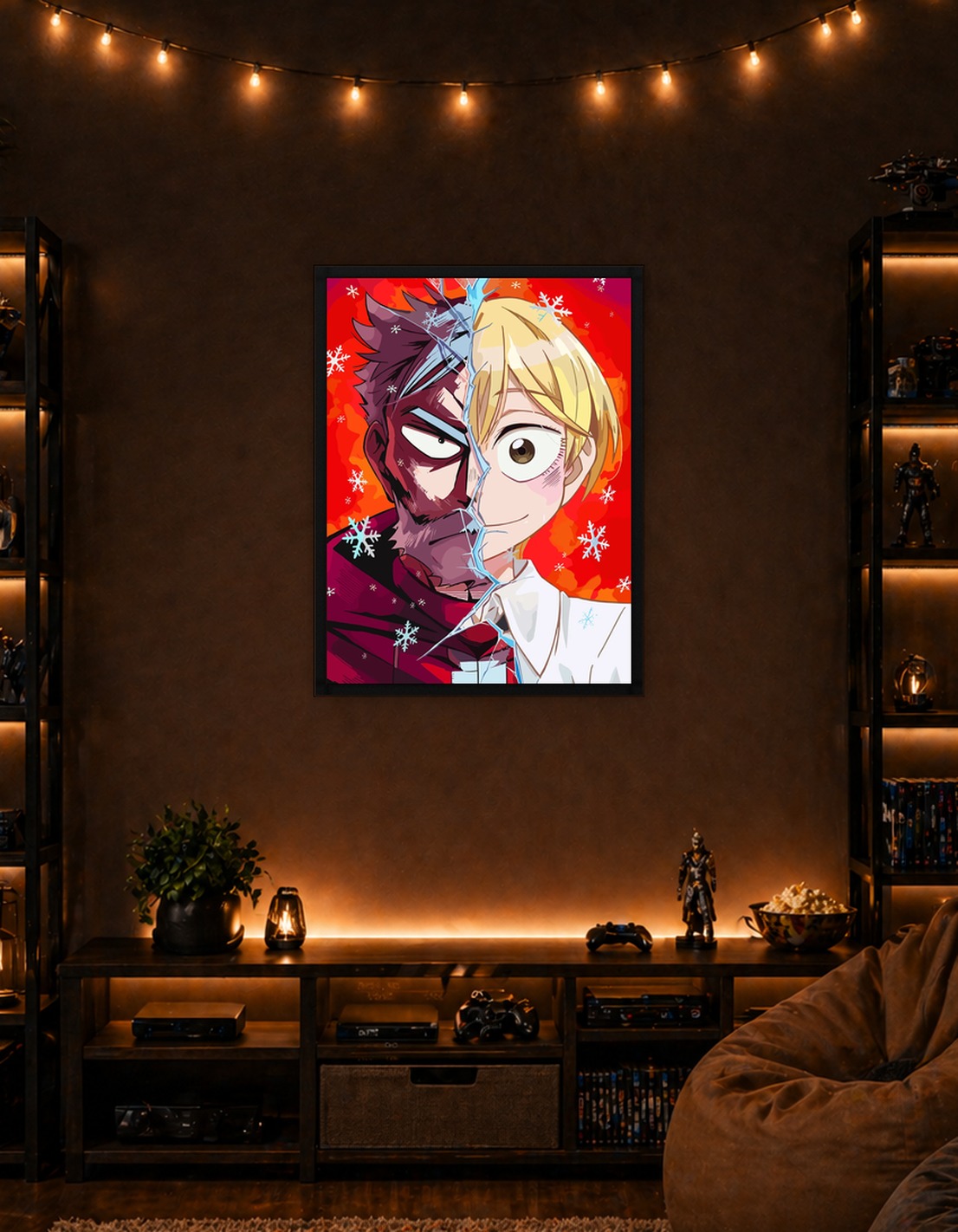 Erased Anime Character Split Portrait