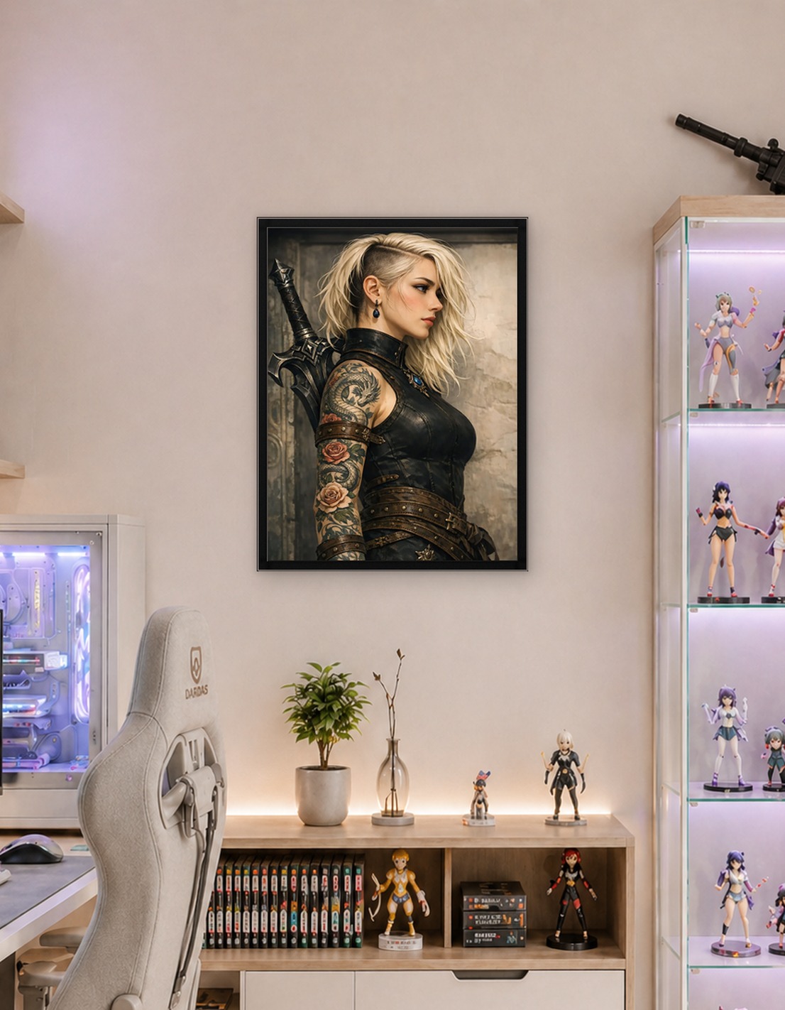 Fantasy Blonde Warrior