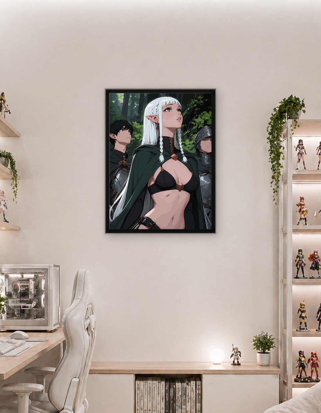 Fantasy Elves in Forest Armor