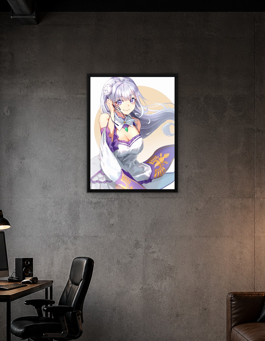 Emilia from Re:Zero Anime Art