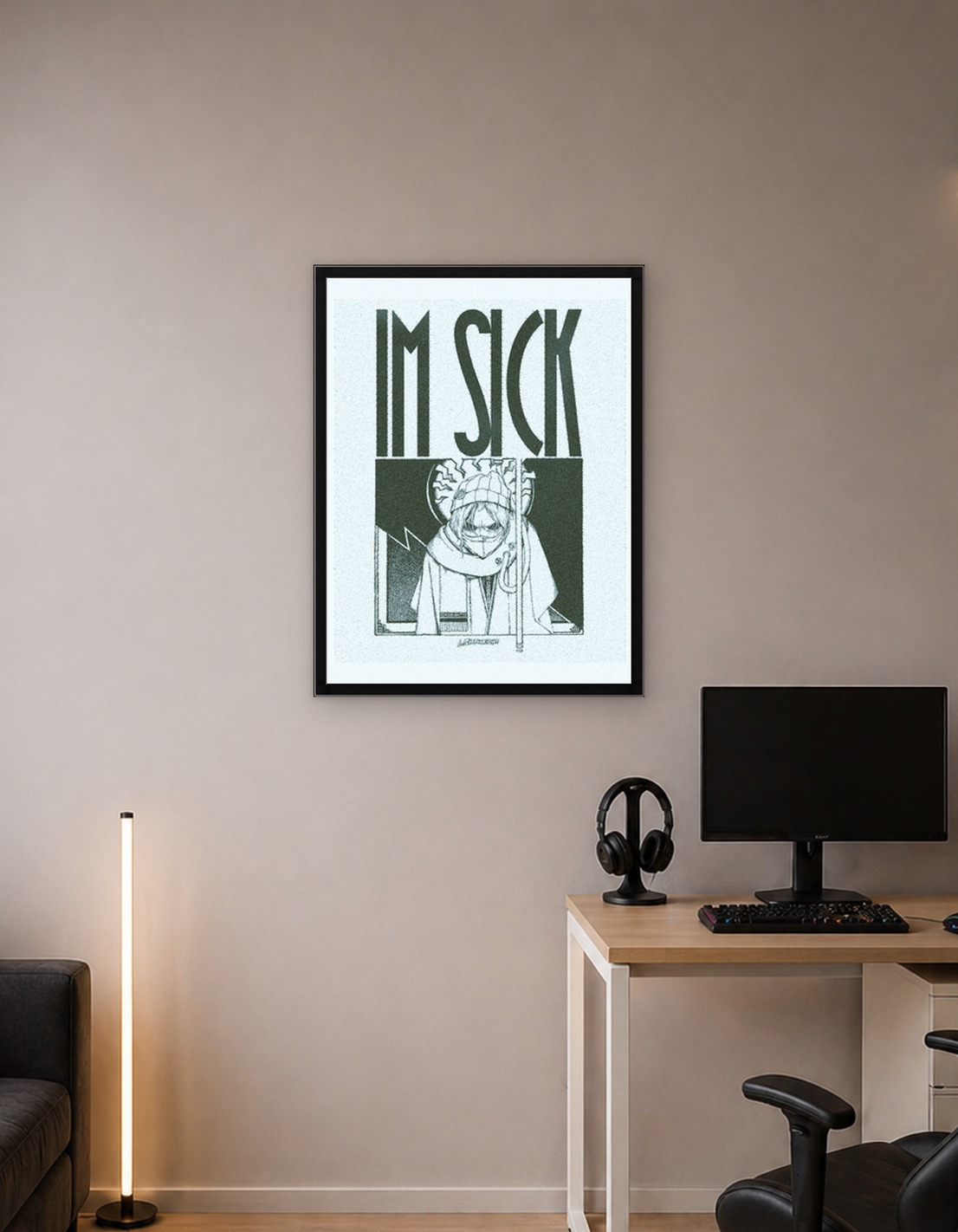 I'm Sick Illustration