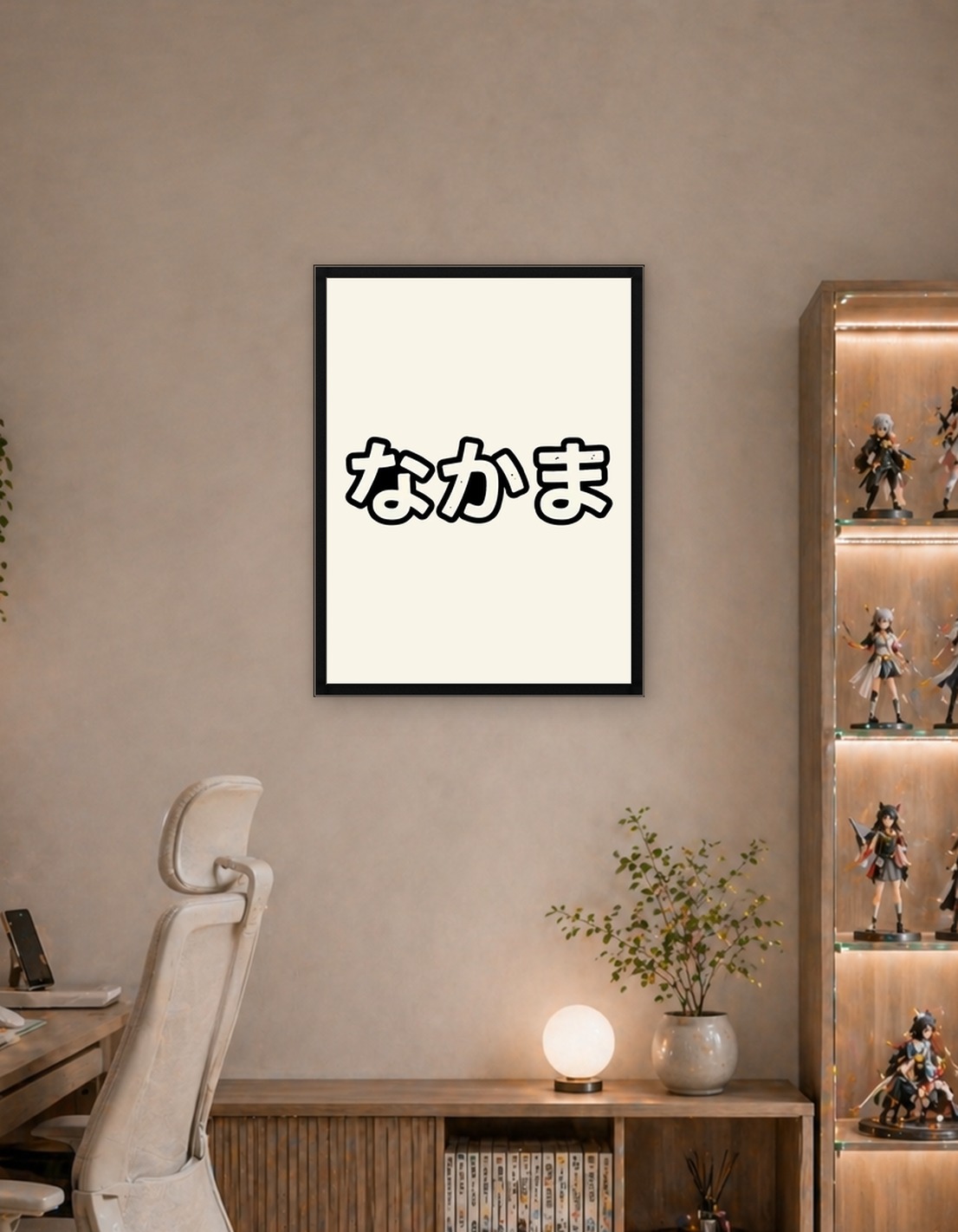 Japanese text 'Nakama'