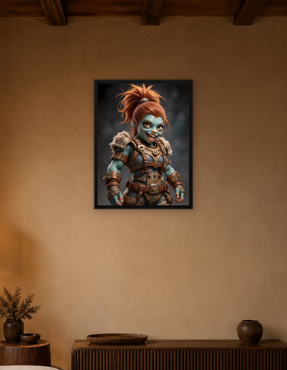 Fantasy Orc Warrior Woman