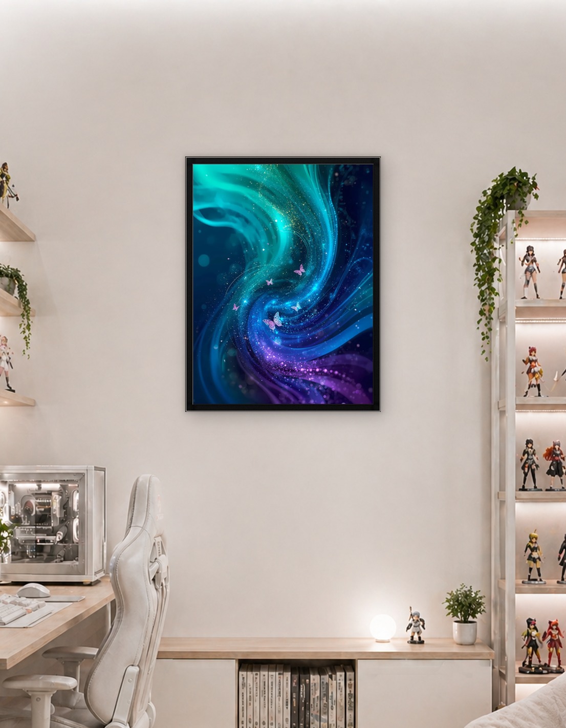 Abstract Butterfly Swirl