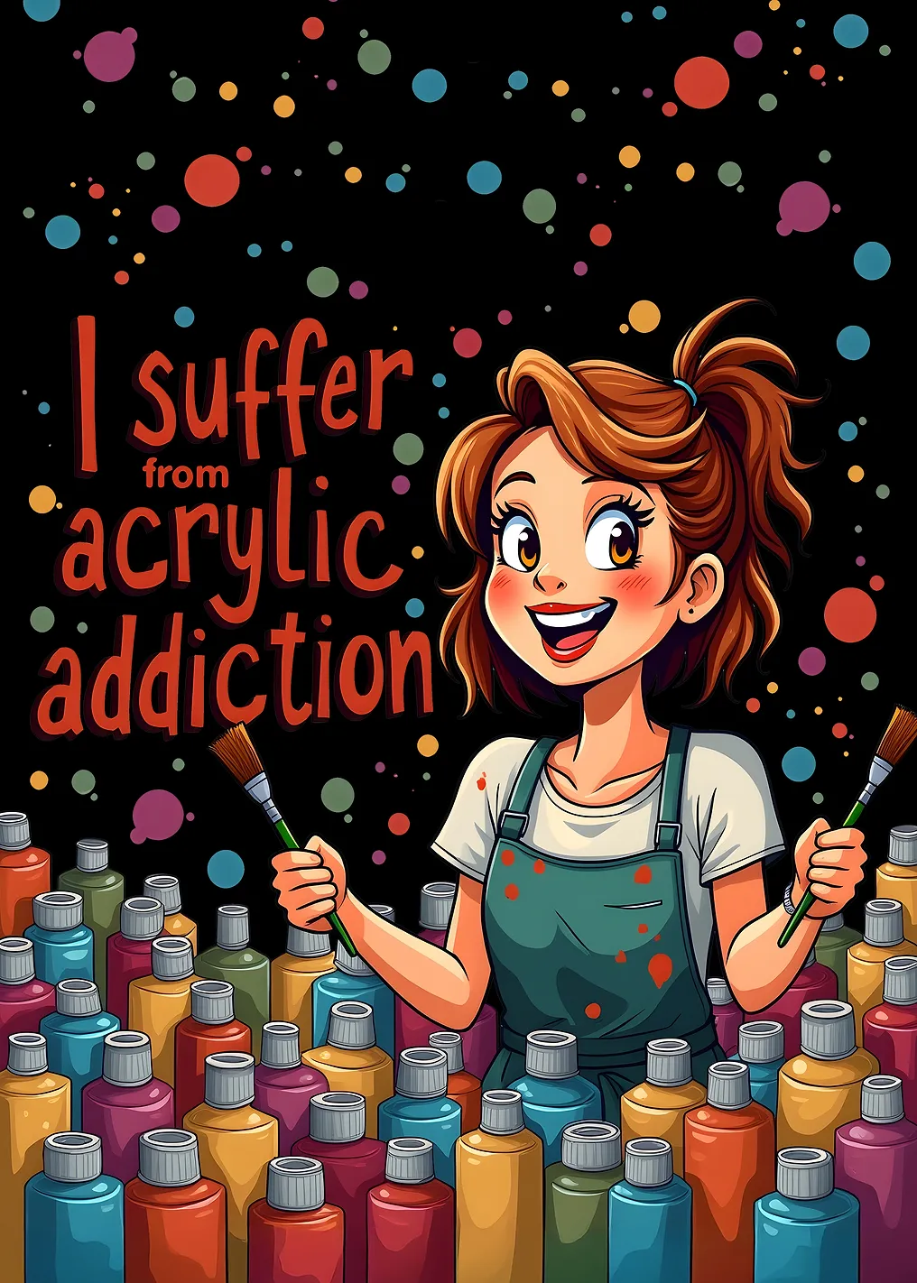 Acrylic Painting - Acrylic Addiction