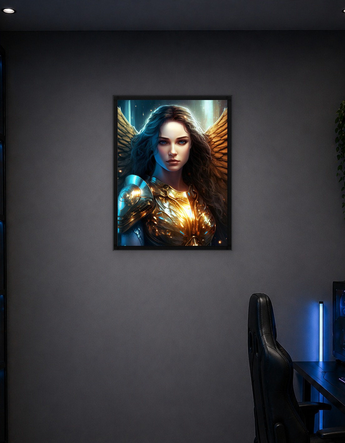 Angel in Golden Armor