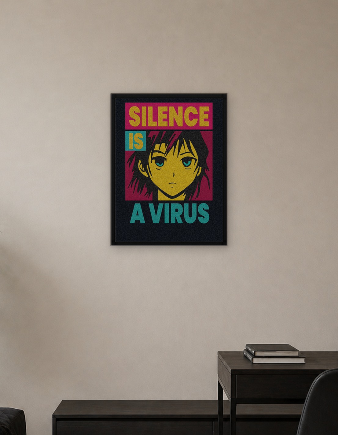 Silence is a Virus Anime Poster