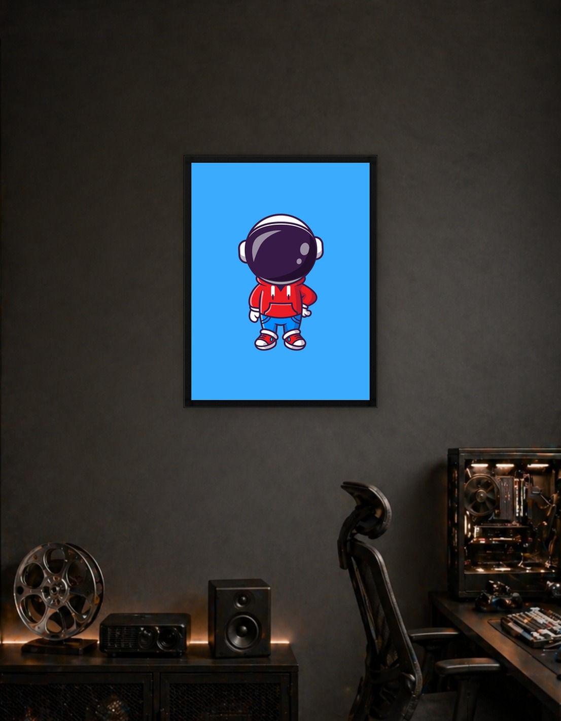 Astronaut with jacket