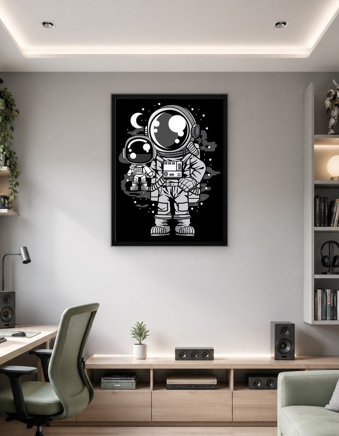 ASTRONAUT AND HIS DOLL