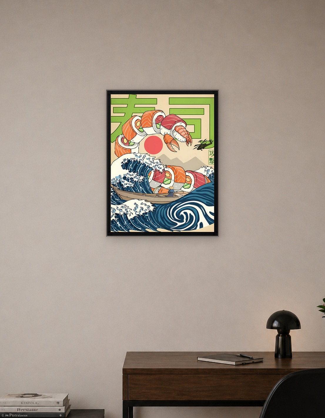 Sushi Monster Attack on Japanese Wave