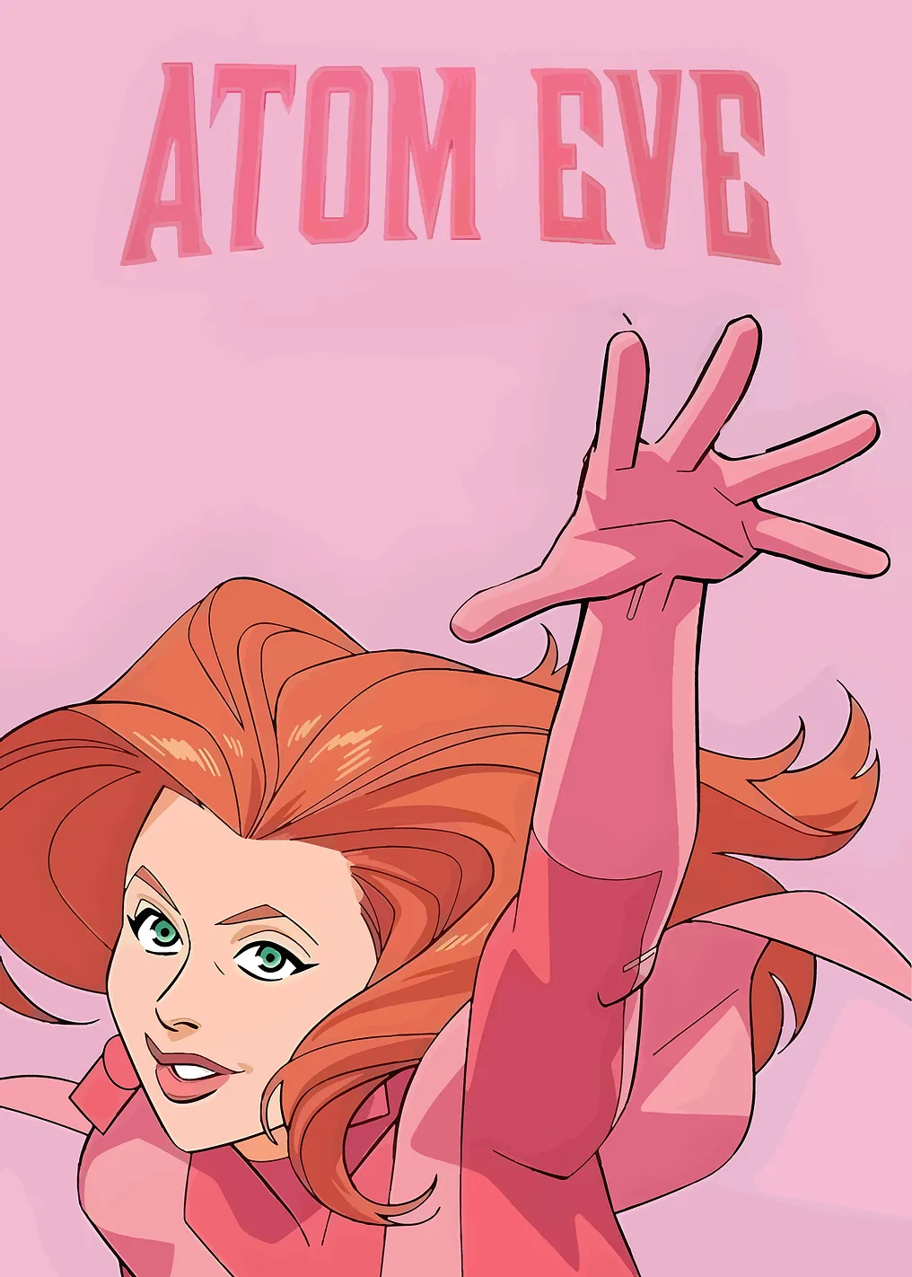 Atom Eve Comic Book Art - 8471879