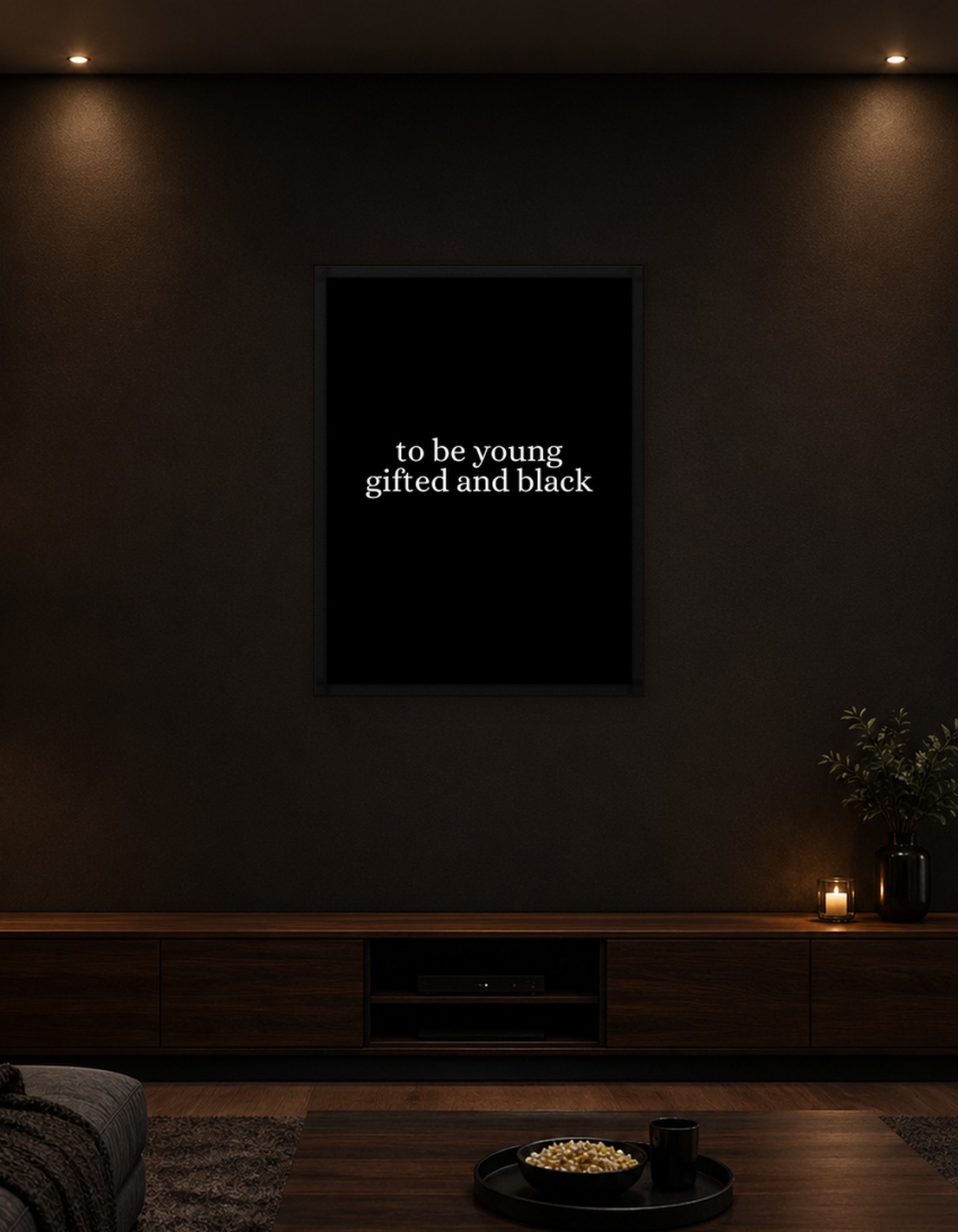 To be young gifted and black