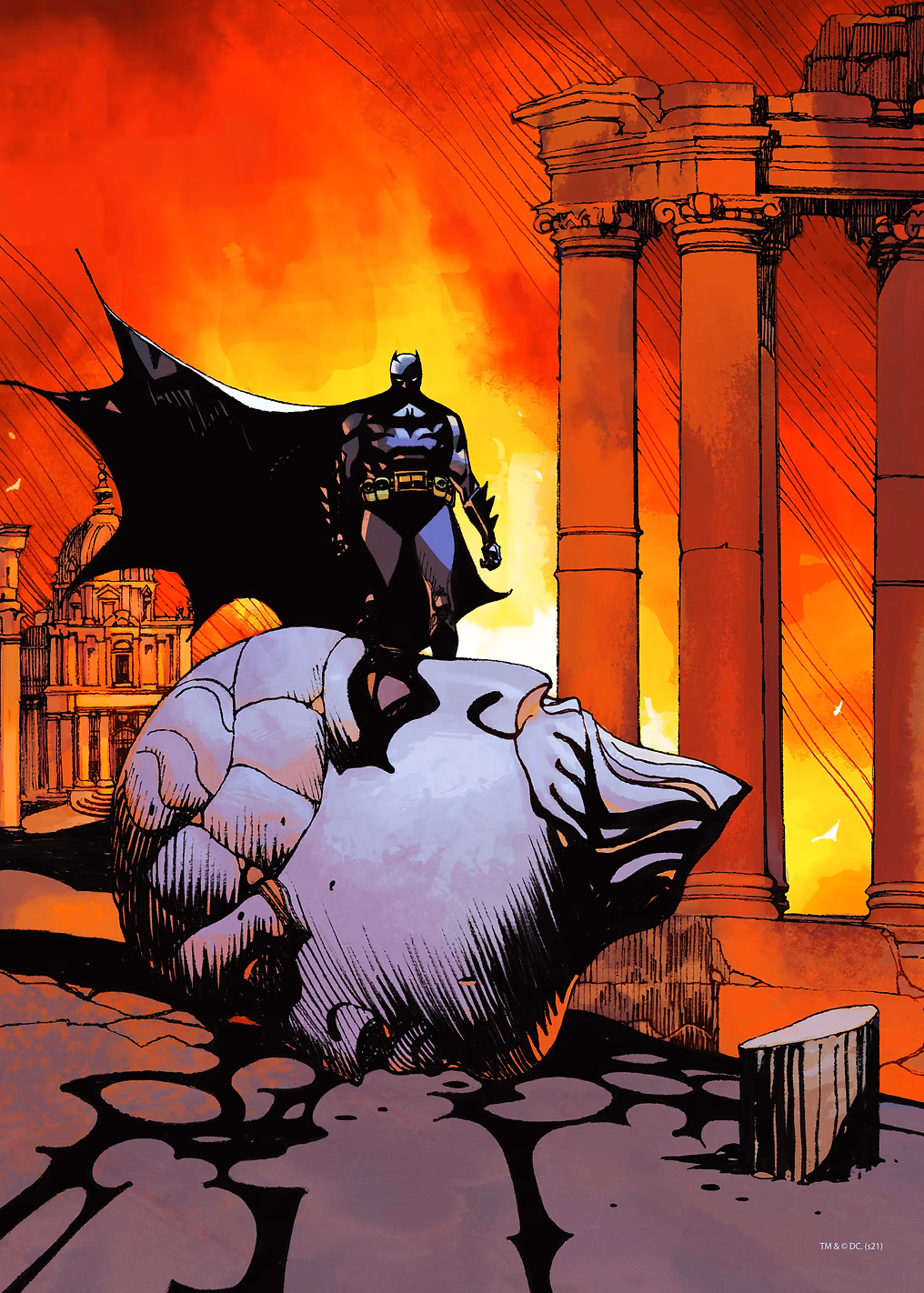 Batman The World Illustration Italy