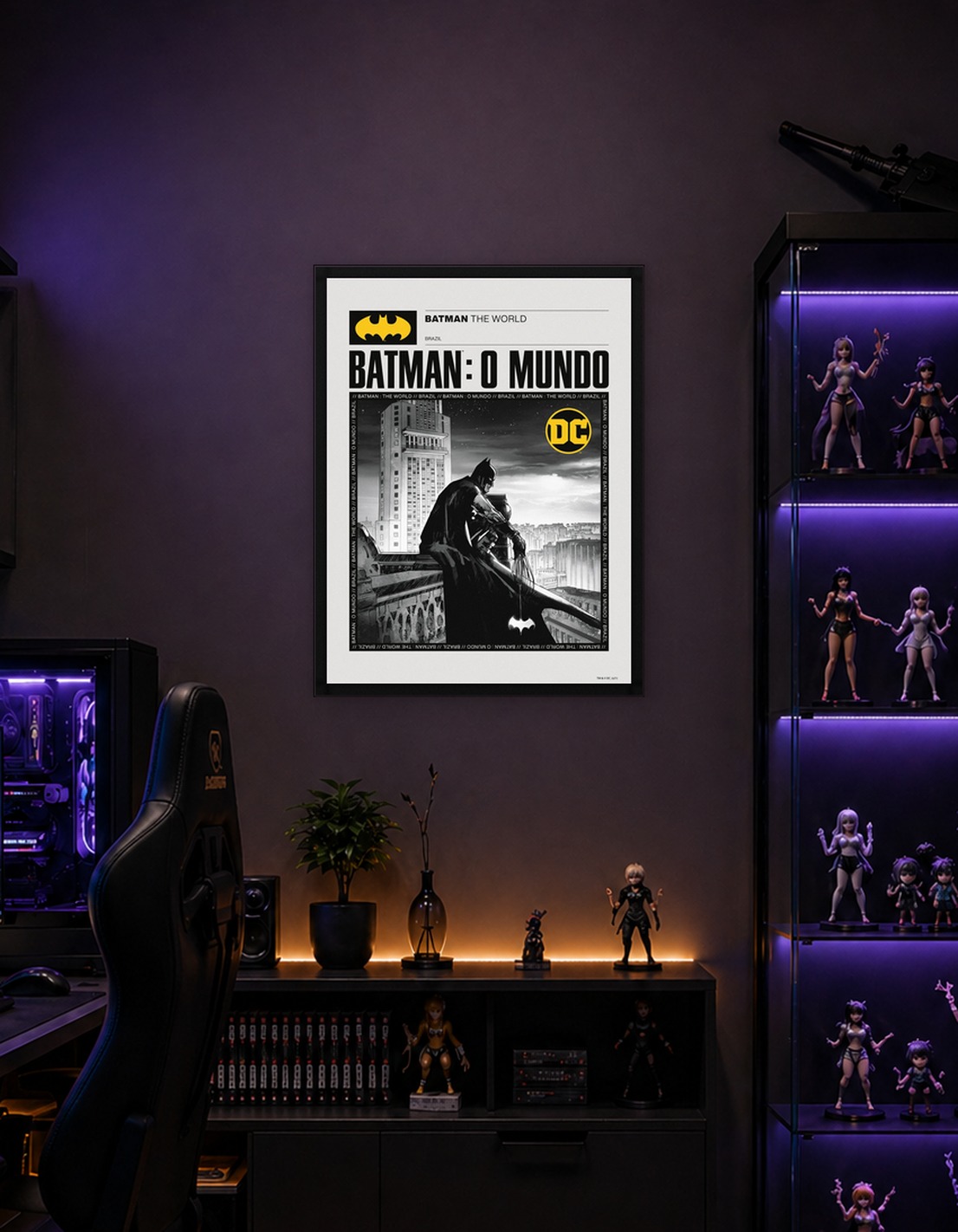 Batman The World BW Brazil