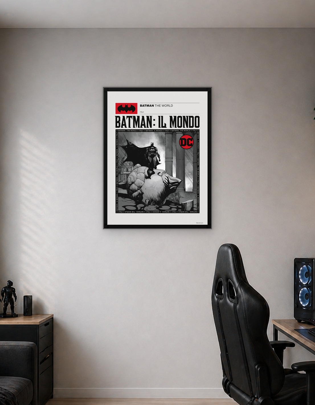 Batman The World BW Italy