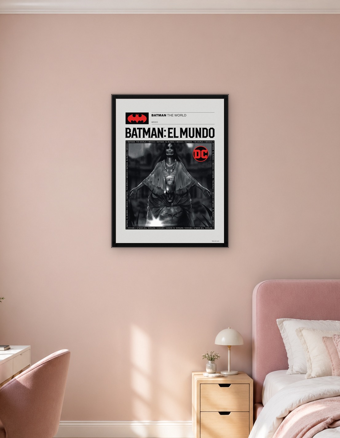 Batman The World BW Mexico