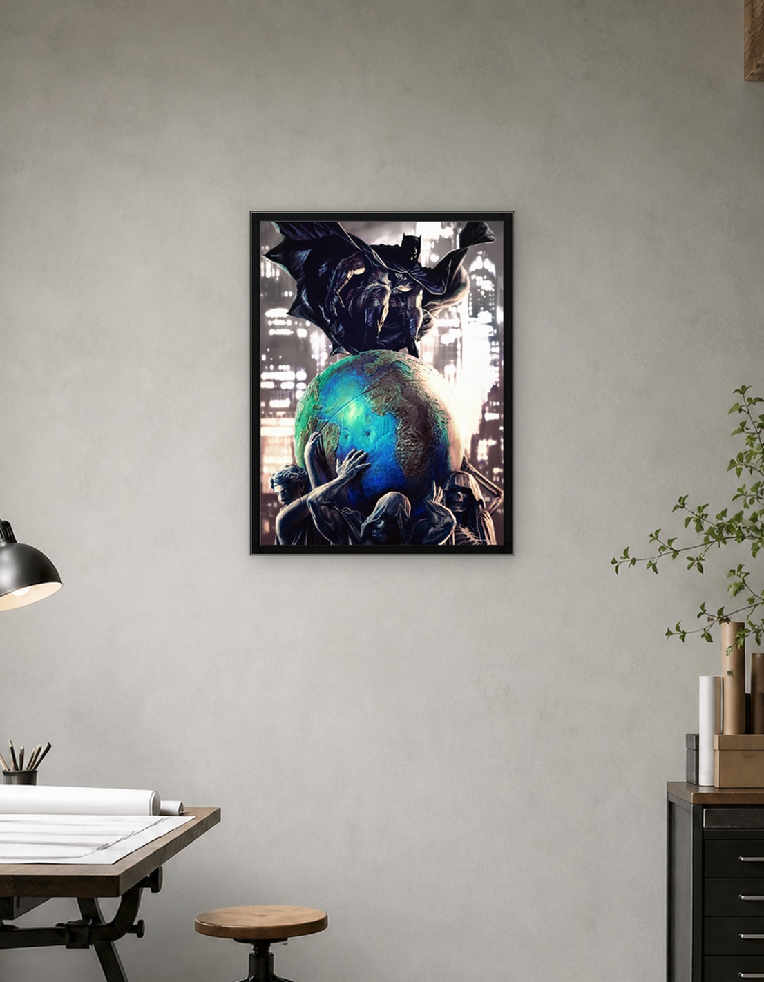 Batman The World Illustration United States
