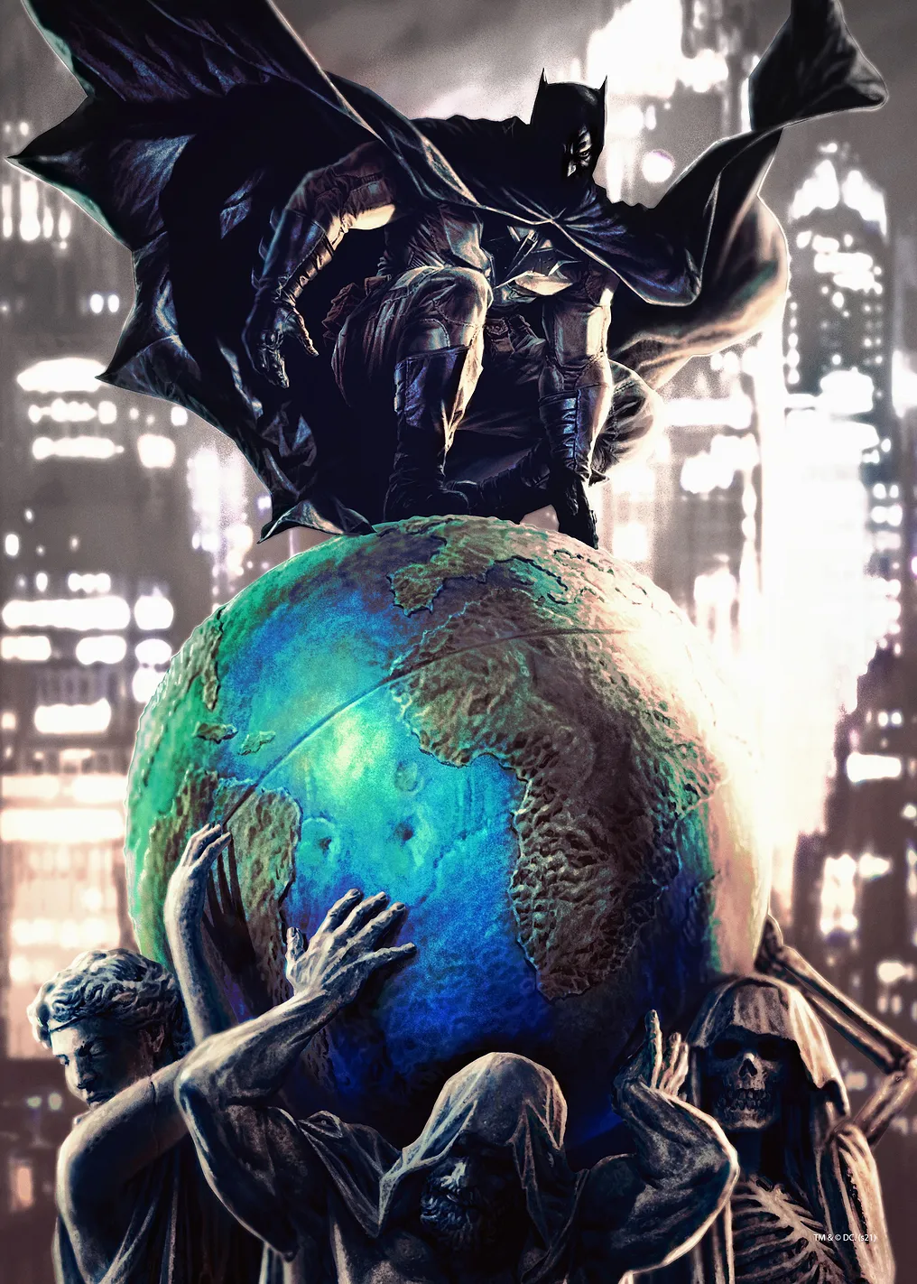 Batman The World Illustration United States
