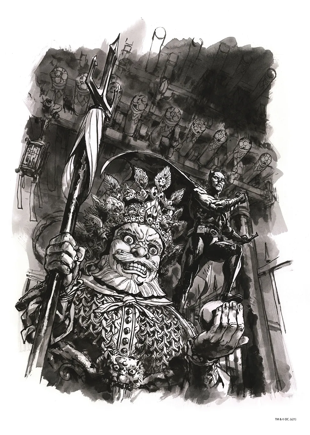 Batman The World Illustration South Korea