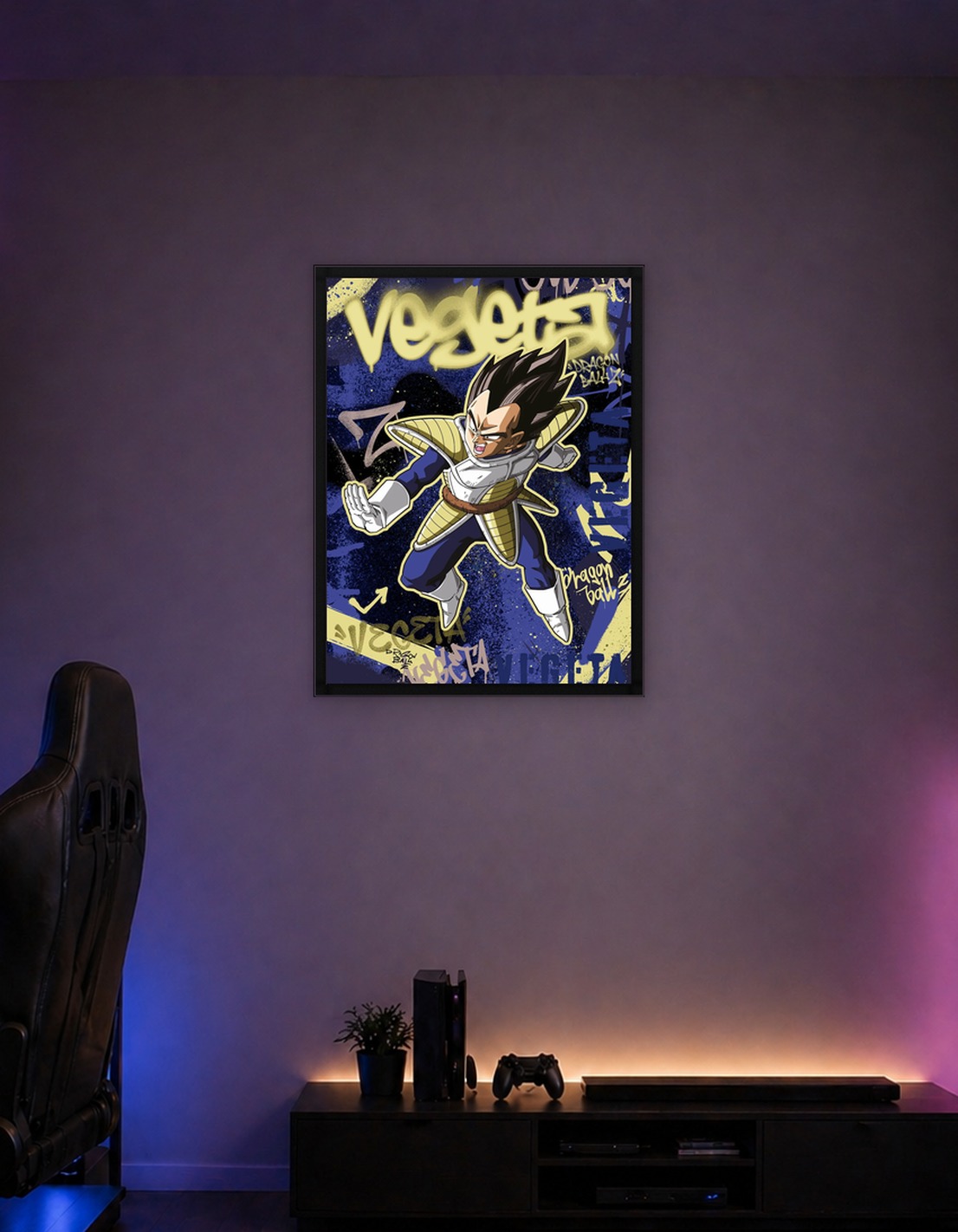 Vegeta Graffiti