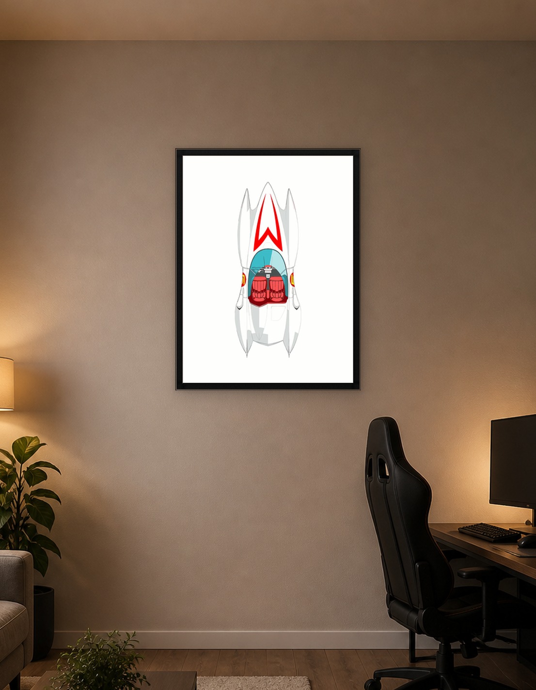 Speed Racer's Mach 5 Top View