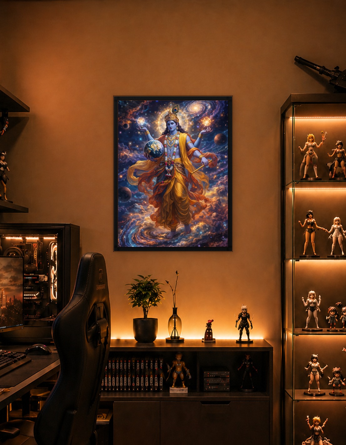 Vishnu Holding the Universe