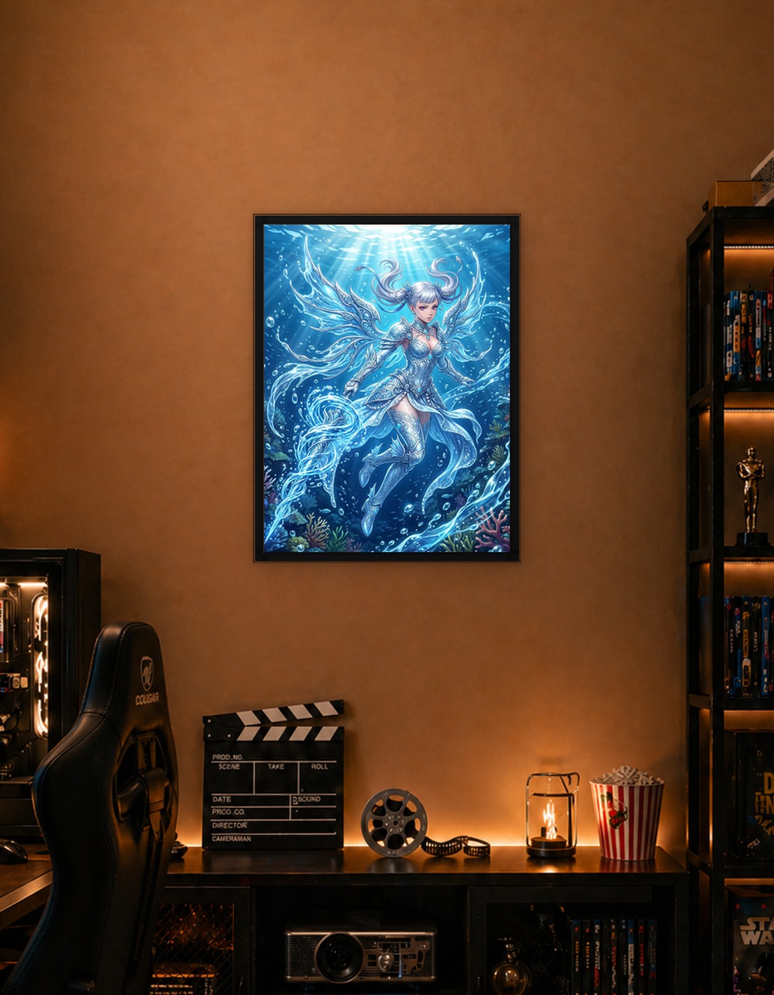 Water Fairy in Underwater Realm