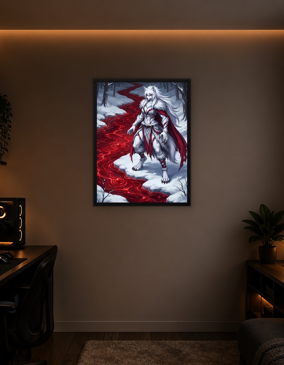White Wolf Warrior by Red River