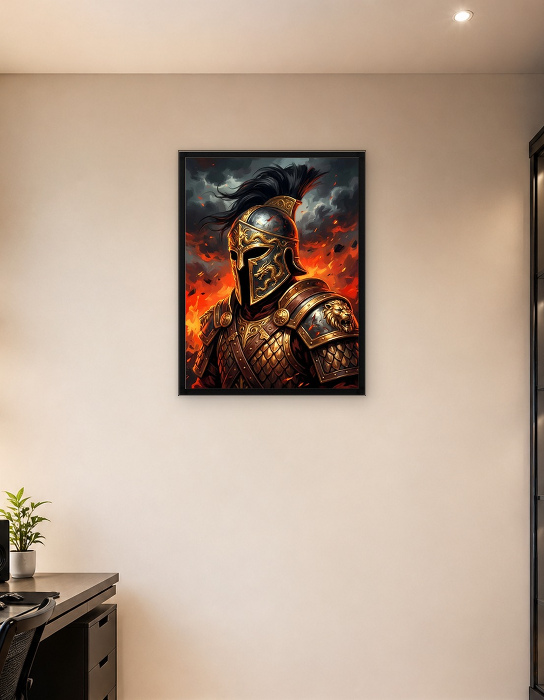 Warrior in Golden Armor