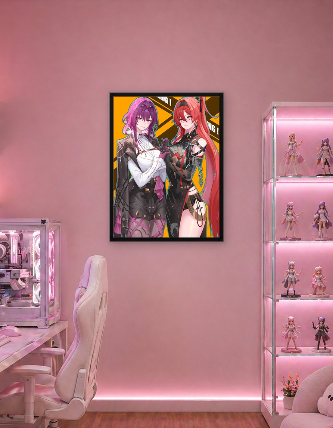 Two Anime Girls Posing