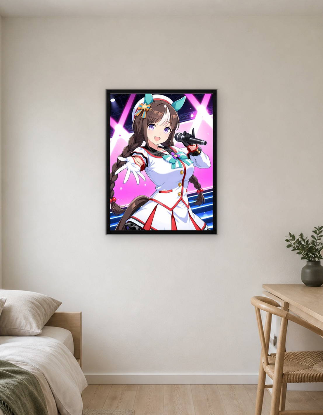 Uma Musume Girl Singing on Stage
