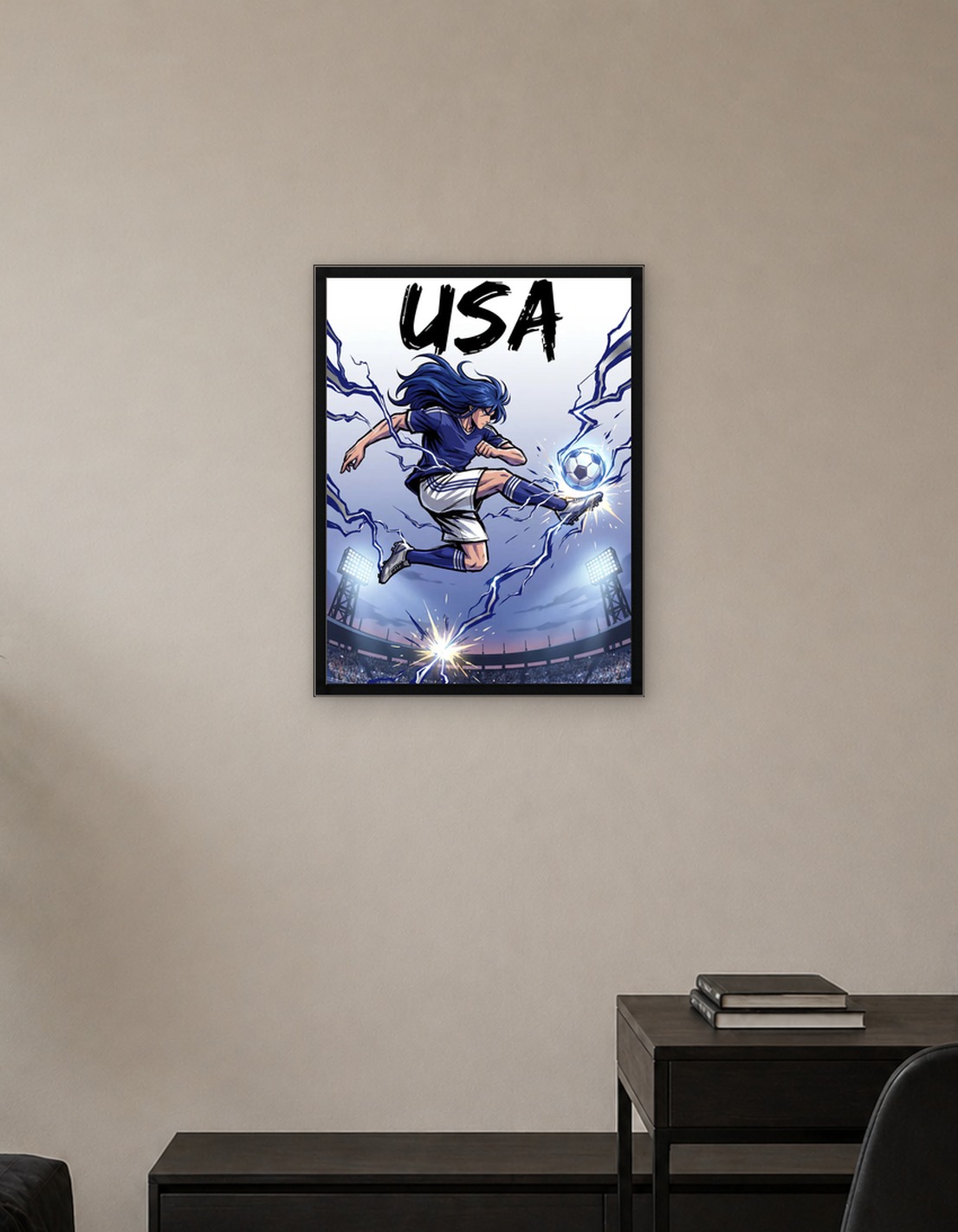 USA Soccer Anime Champion Spirit