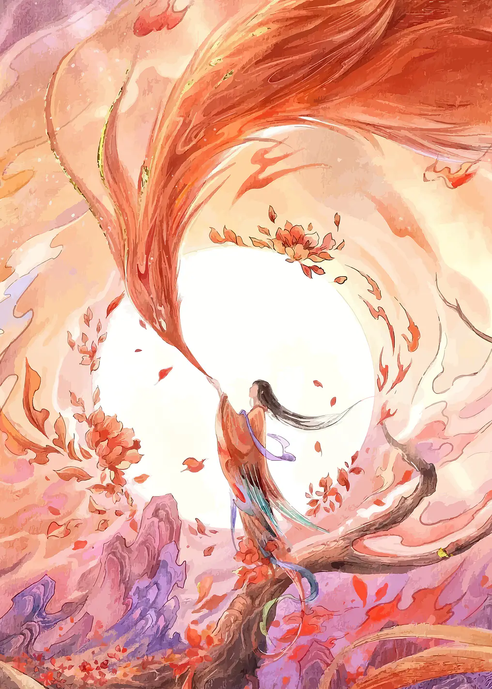 Woman in Fiery Robes